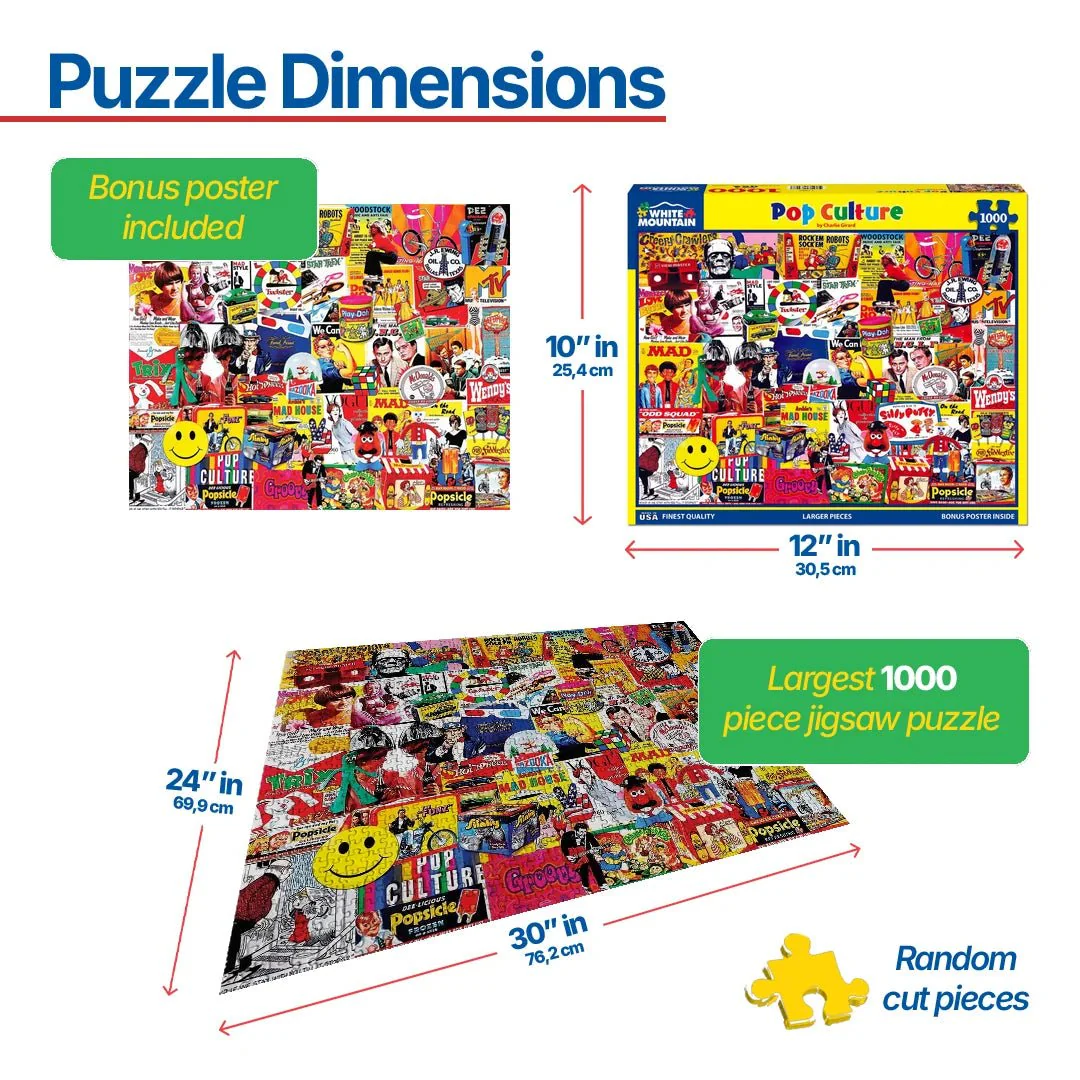 Pop Culture (1148pz) - 1000 Pieces - Image 3