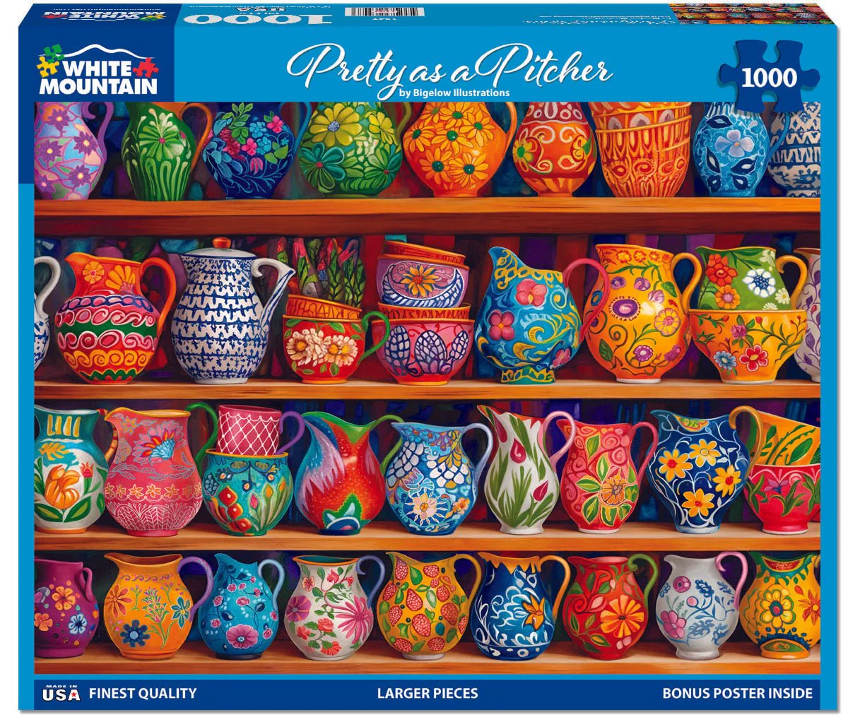 Pretty As A Pitcher (1947pz) - 1000 Piece Jigsaw Puzzle - Image 2