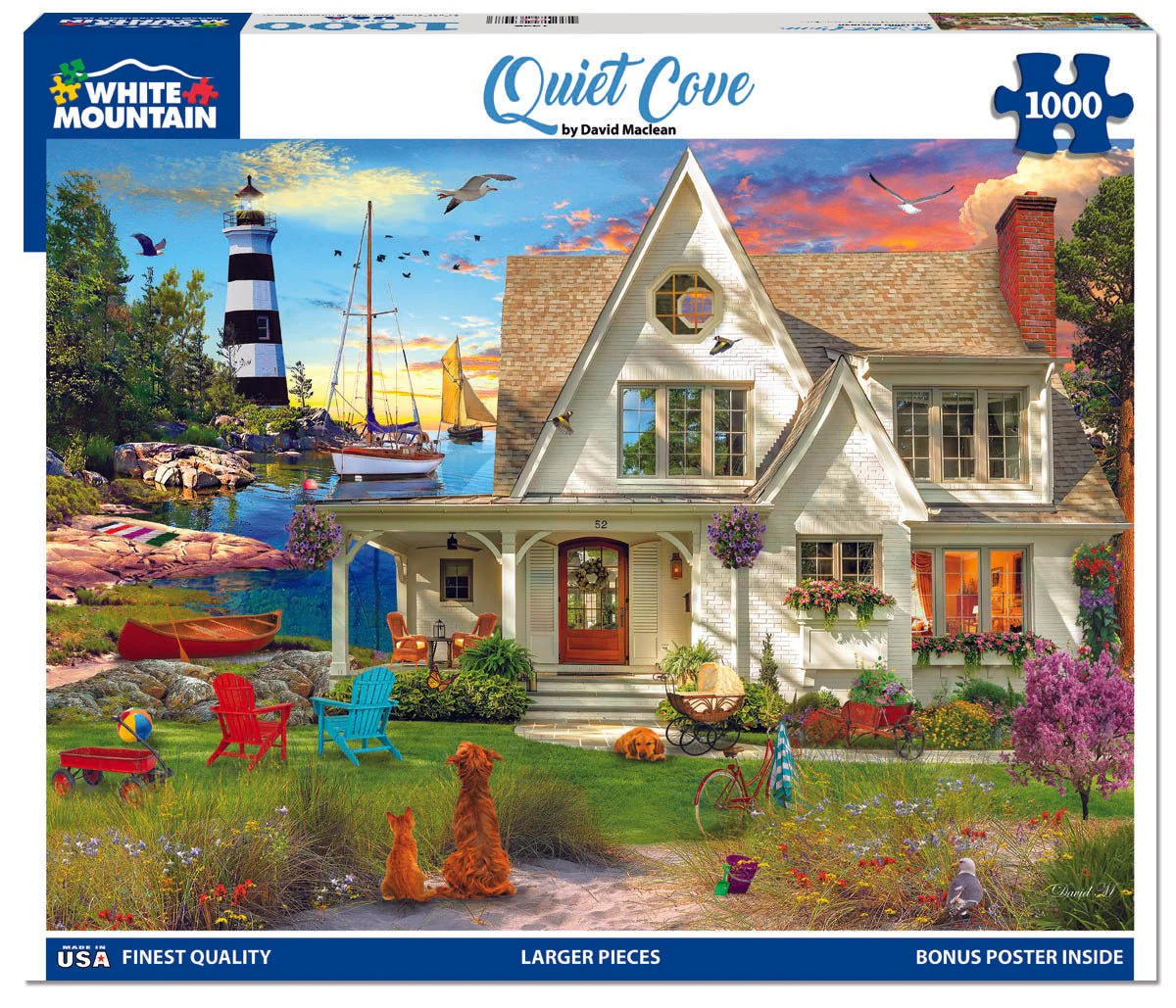 Quiet Cove (1994pz) - 1000 Piece Jigsaw Puzzle - Image 2