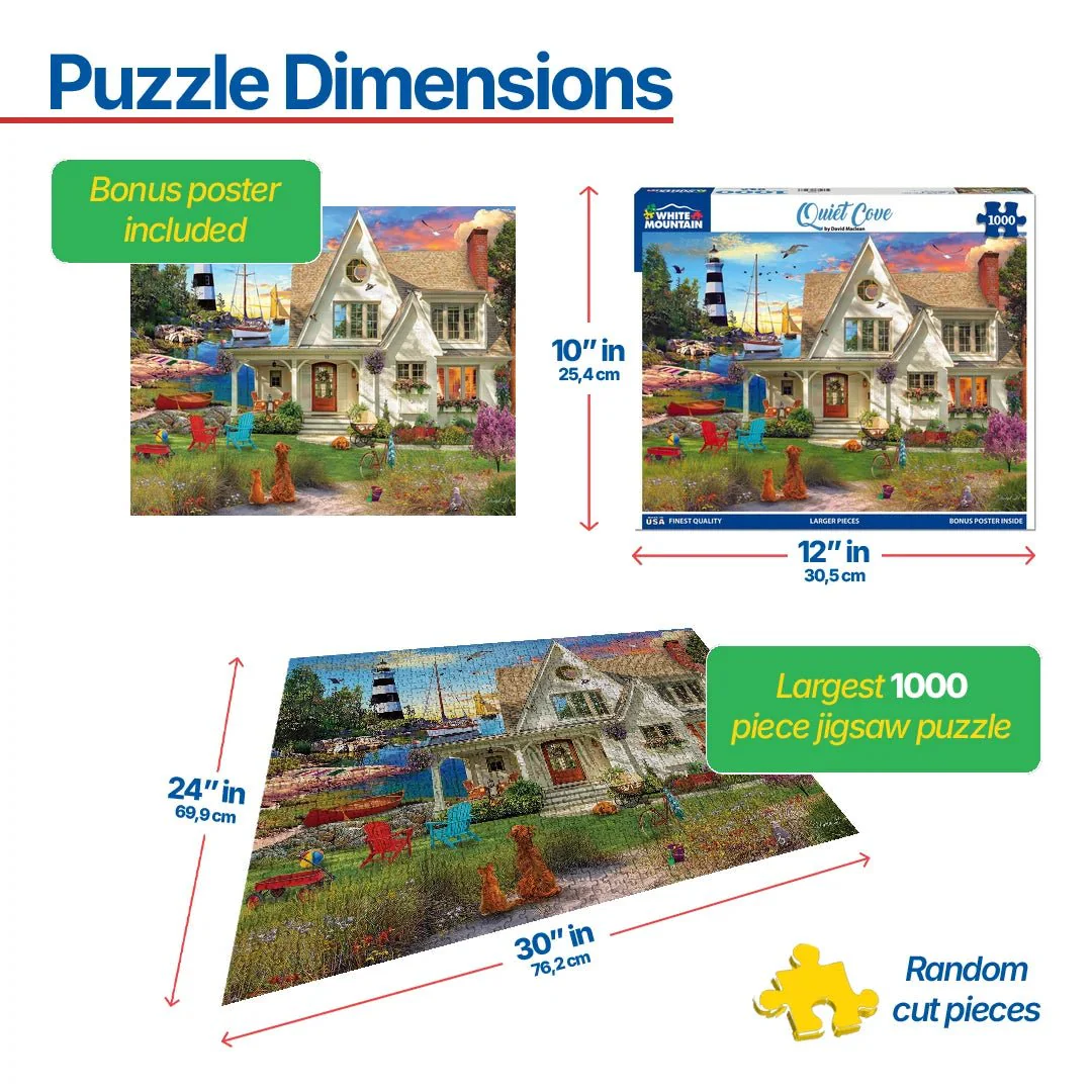 Quiet Cove (1994pz) - 1000 Piece Jigsaw Puzzle - Image 3