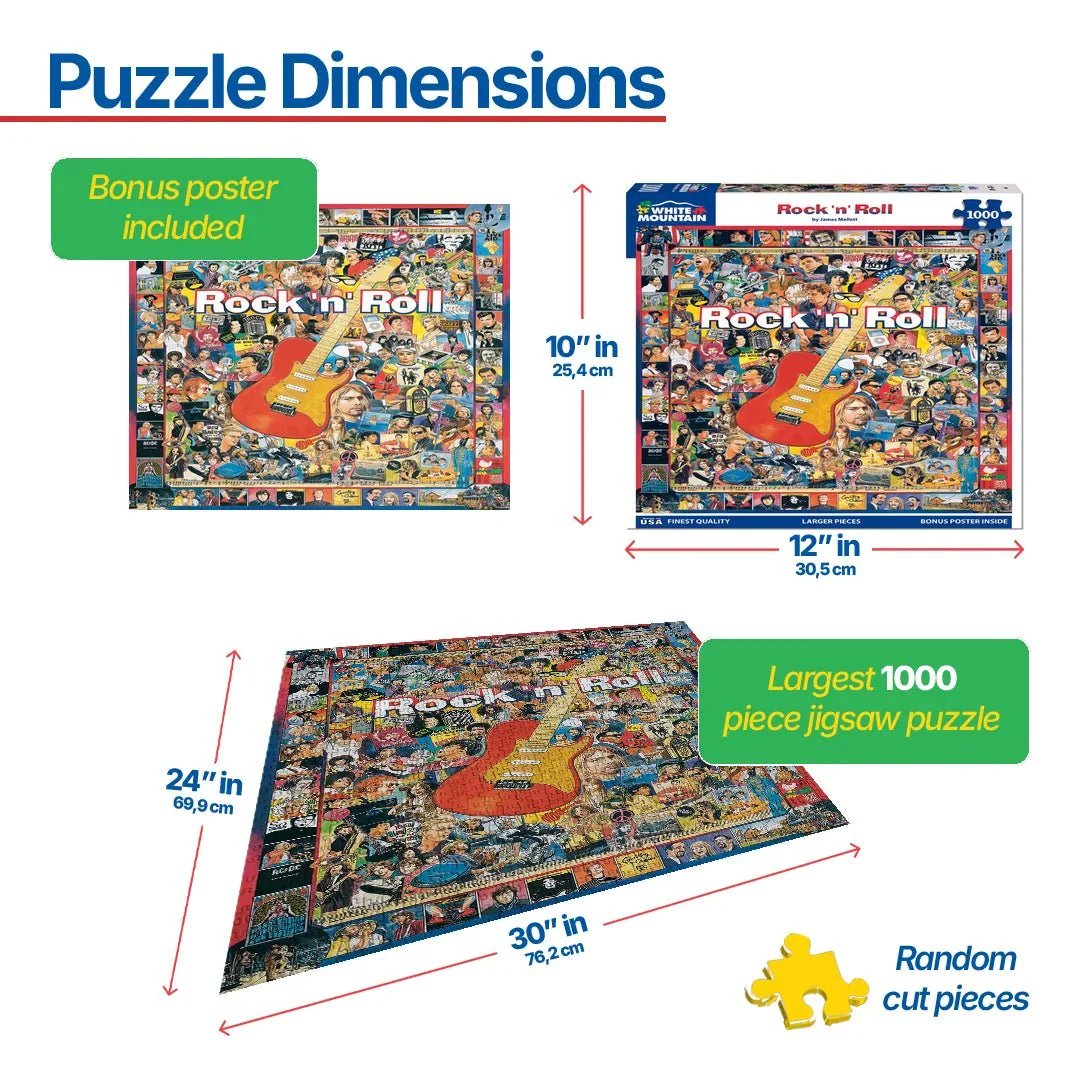 Rock 'n' Roll (409pz) - 1000 Piece Jigsaw Puzzle - Image 3