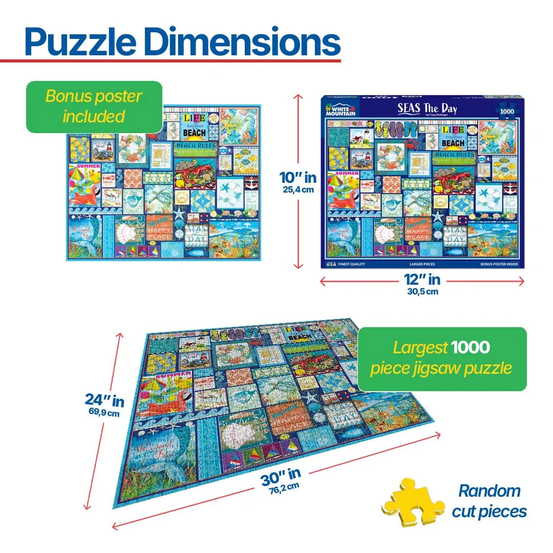 Seas the Day (1912pz) - 1000 Piece Jigsaw Puzzle - Image 3
