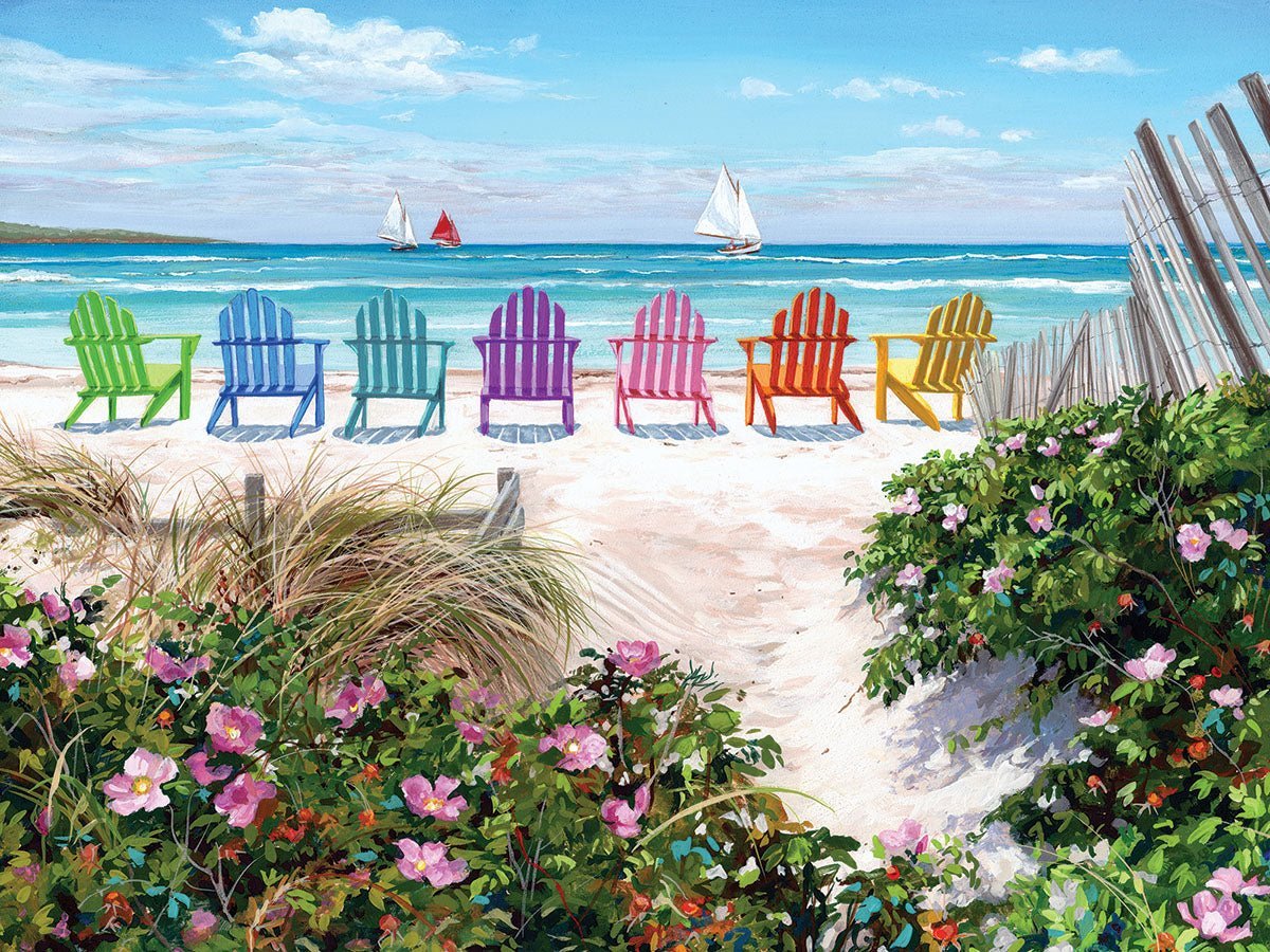 Set of 3: Artist Joelle McIntyre - Beach Days Bundle 500 piece - Image 2