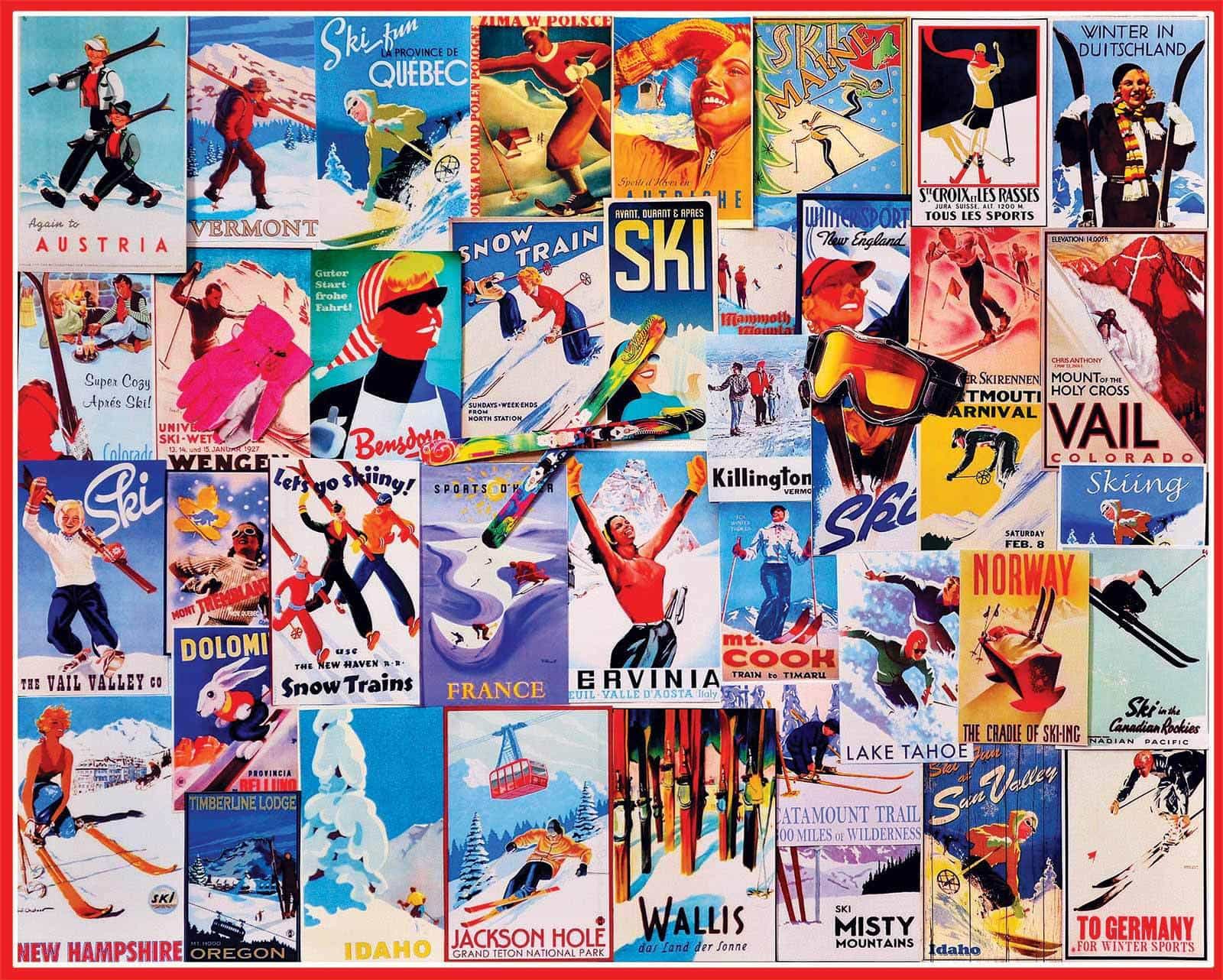 Set of 3:  Love to Ski Bundle 1000 piece - Image 5