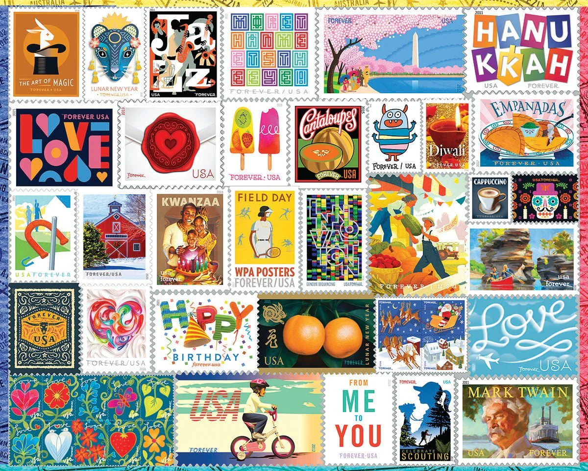 Set of 3: Stamps Collectors Bundle 1000 piece - Image 4