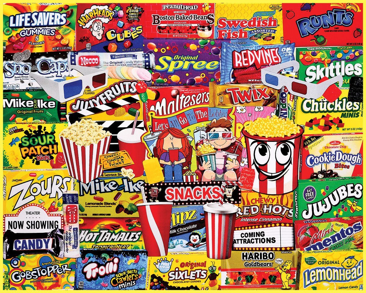 Set of 4: Artist Charlie Girard - Favorite Foods Bundle 1000 piece - Image 4