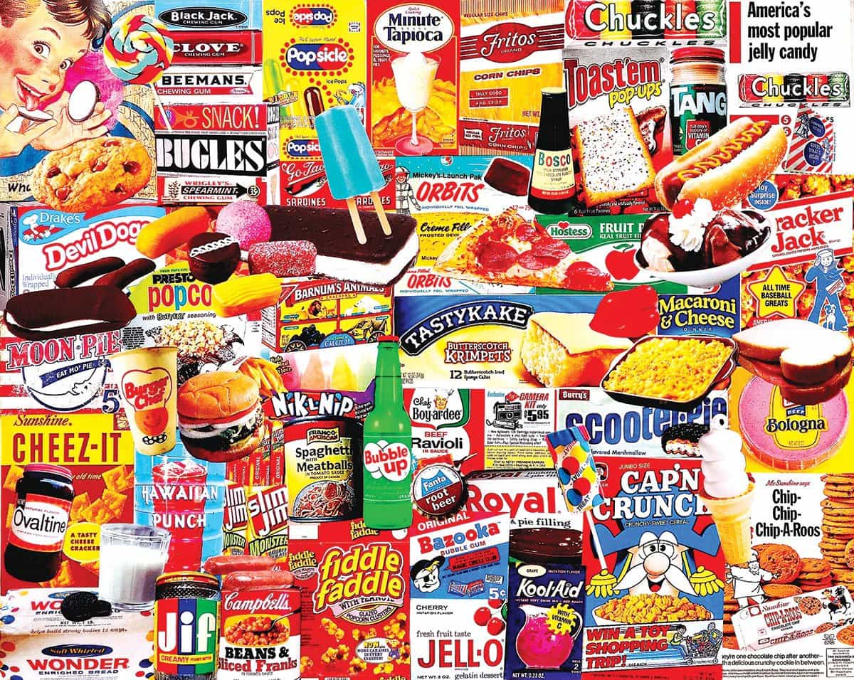 Set of 4: Artist Charlie Girard - Favorite Foods Bundle 1000 piece - Image 6
