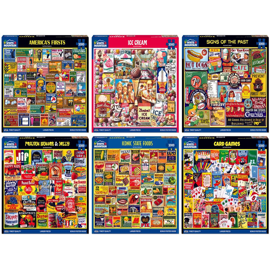 Set of 6: Collage Bundle 1000 piece