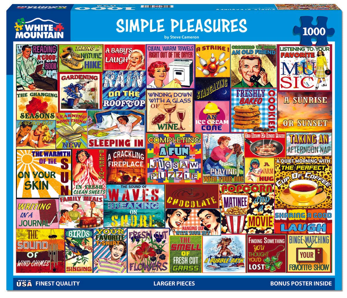 Simple Pleasures (2157pz) - 1000 Piece Jigsaw Puzzle - Image 2