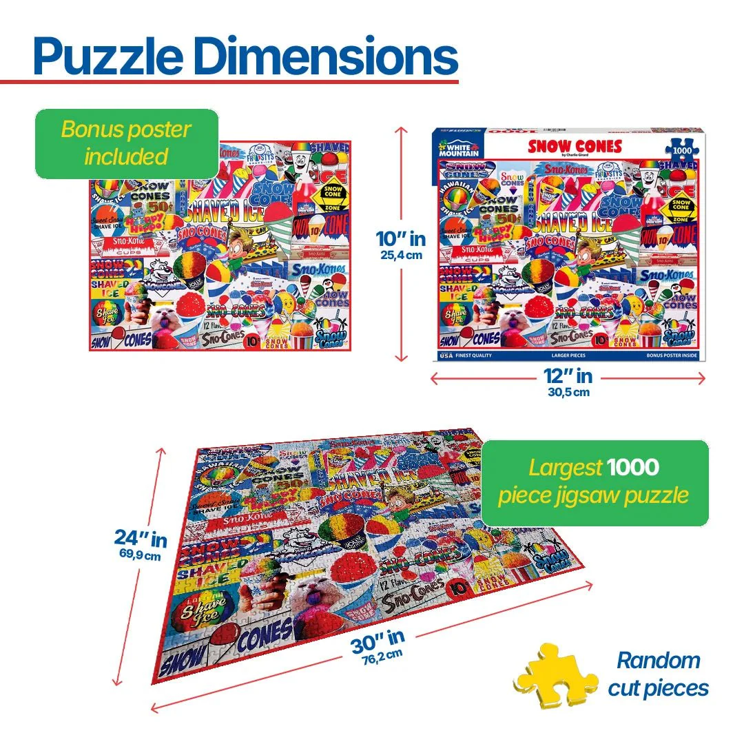 Snow Cones (1969pz) - 1000 Piece Jigsaw Puzzles - Image 3