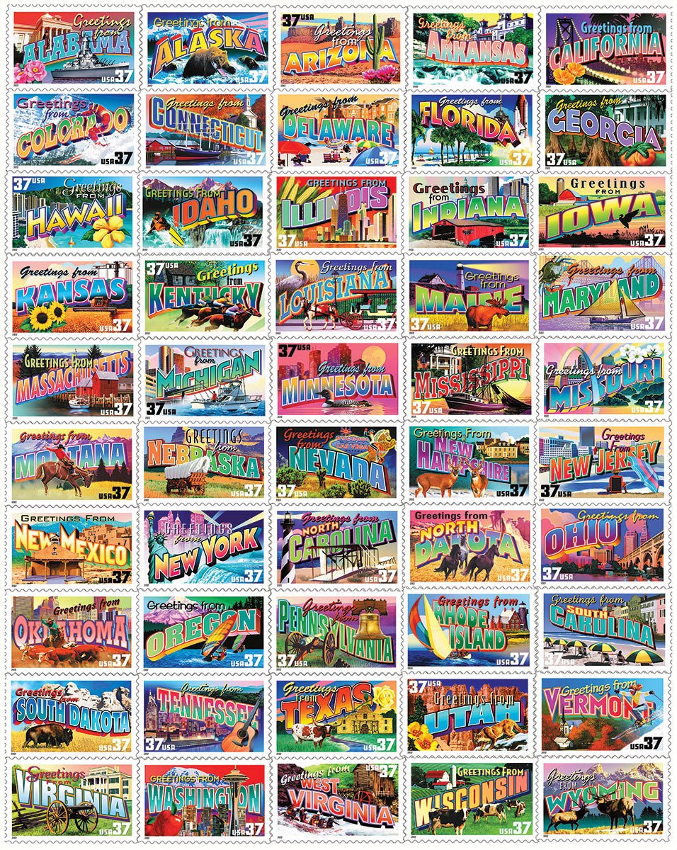 State Greetings Stamps (1518pz) - Discontinued