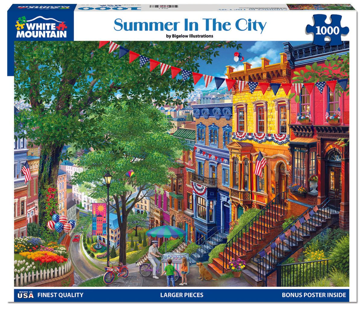 Summer In The City (2037pz) - 1000 Piece Jigsaw Puzzle - Image 2