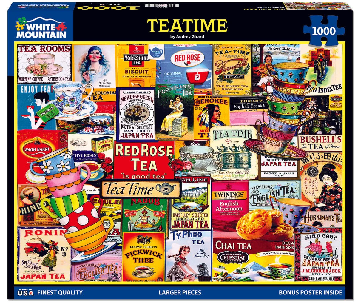 Teatime (2068pz) - 1000 Piece Jigsaw Puzzle - Image 2