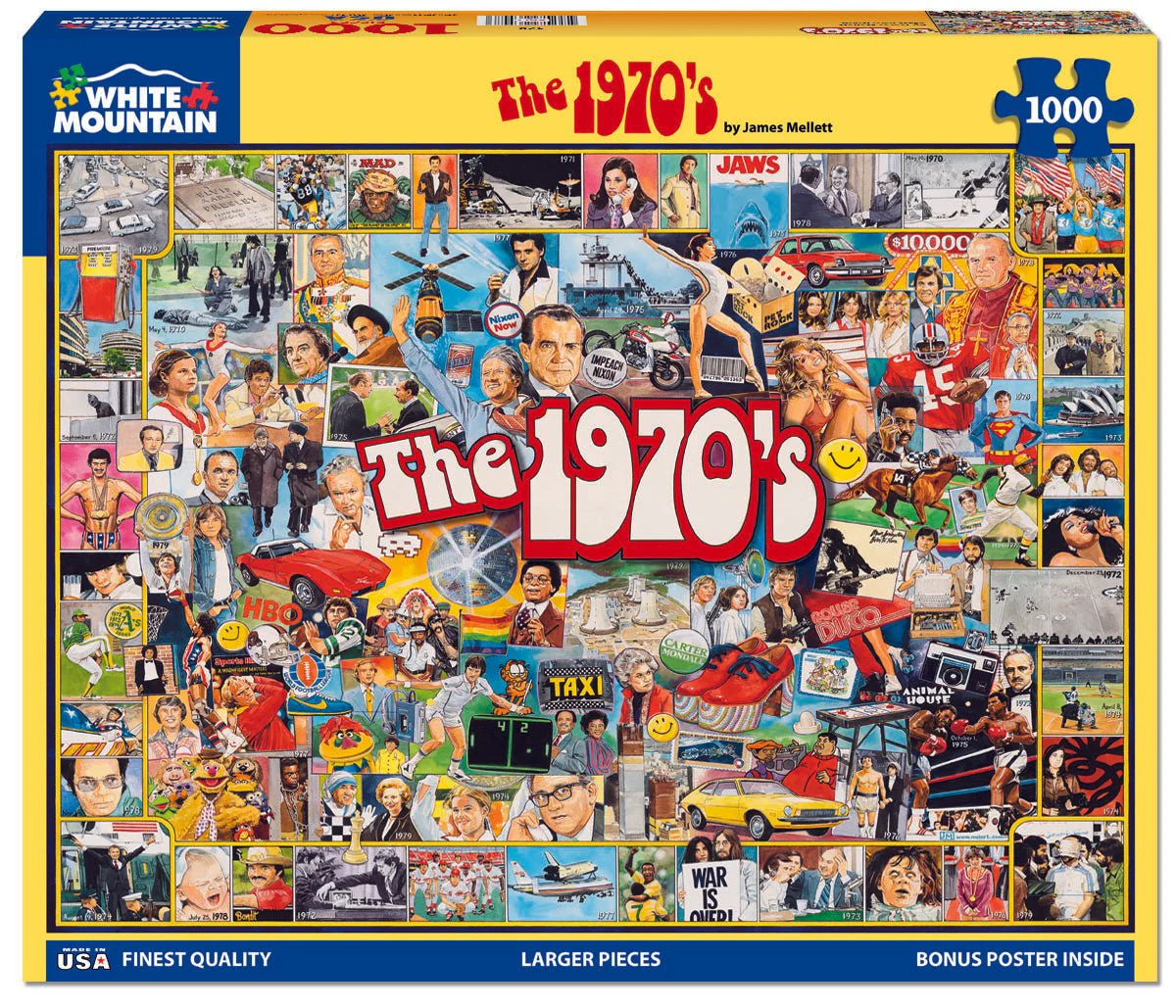 The 1970's (478pz) - 1000 Piece Jigsaw Puzzle - Image 2