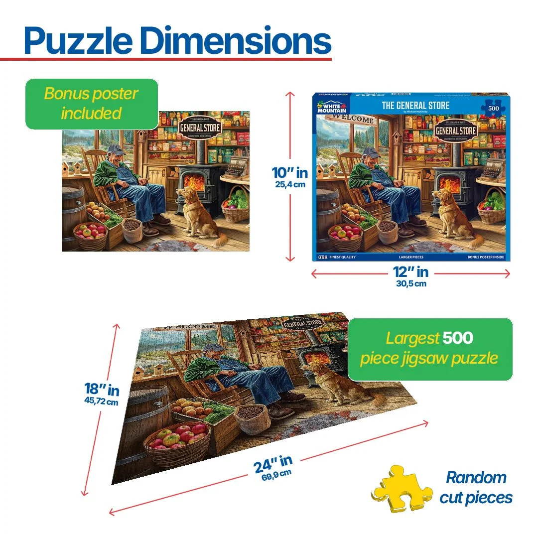 The General Store (2030pz) - 500 Piece Jigsaw Puzzle - Image 3