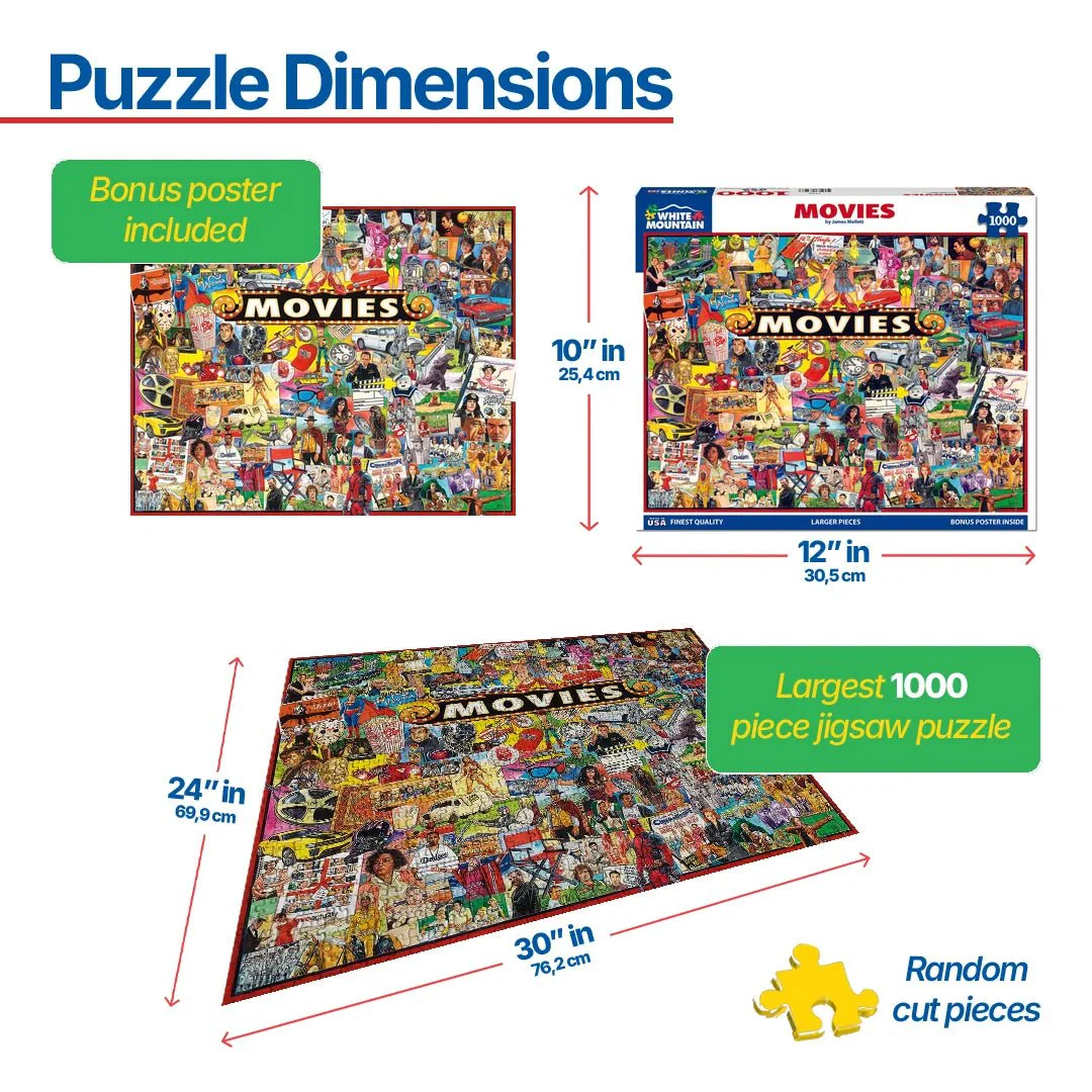 The Movies (1338pz) - 1000 Pieces - Image 3