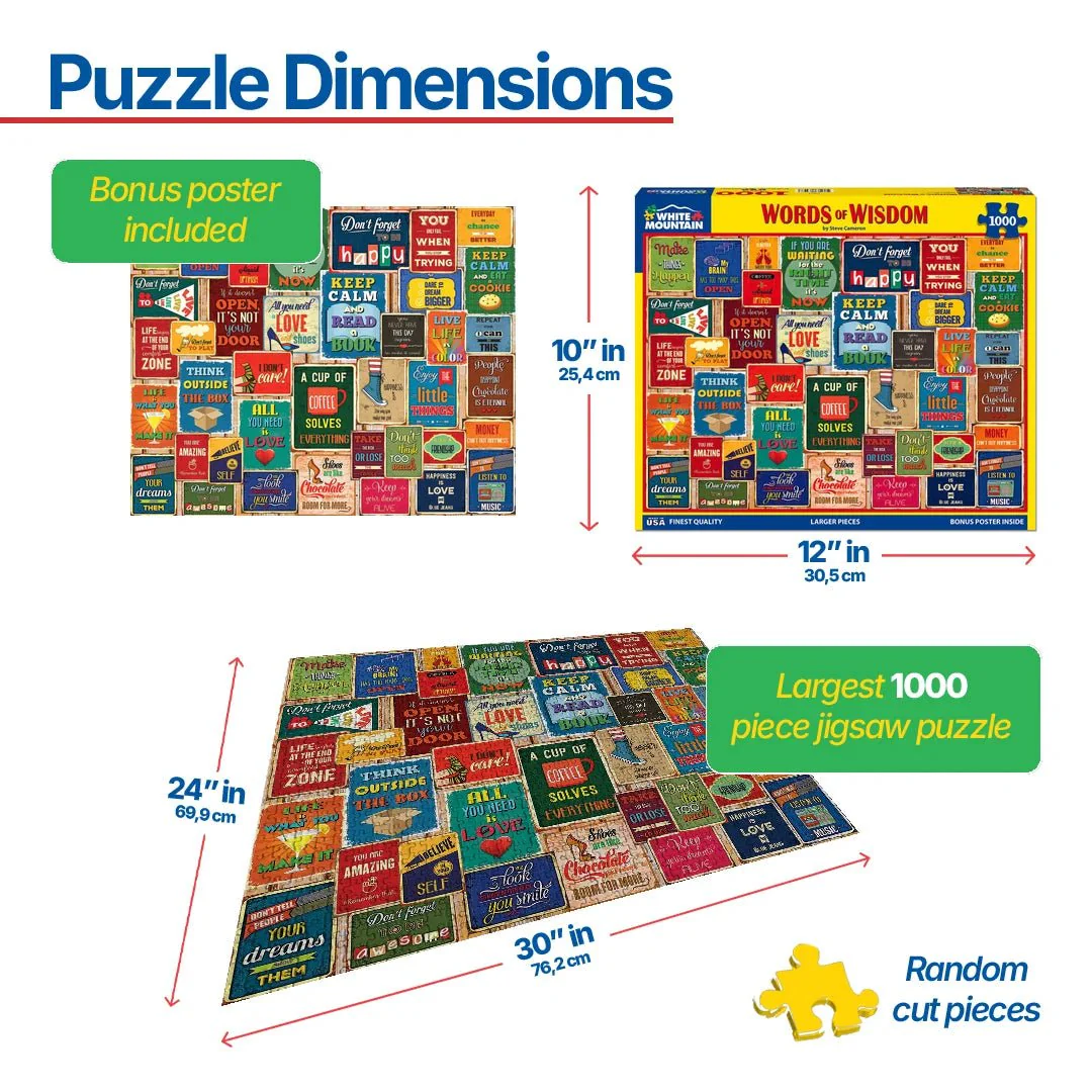 Words Of Wisdom (1607pz) - 1000 Pieces - Image 3